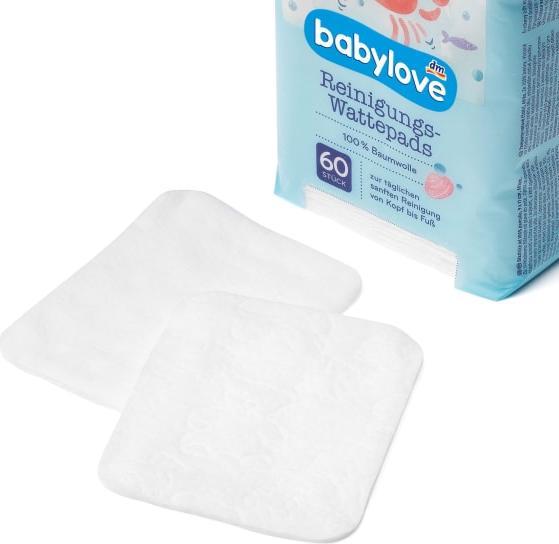 dm babylove Reinigungs-Wattepads