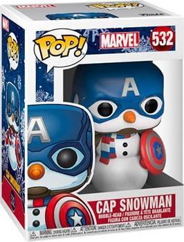Image du produit Funko POP! - Marvel Holiday: Captain America