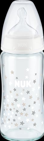 Actual product image NUK First Choice + glass baby bottle (240 ml)