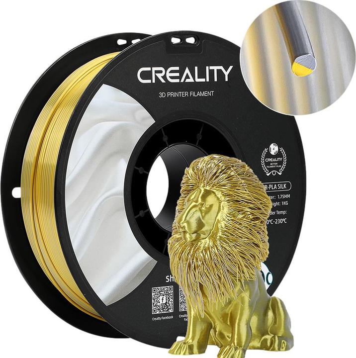 Creality CR-Seide (PLA, 1.75 mm, 1000 g, Gold)