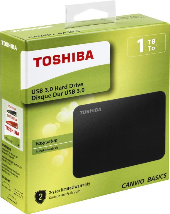 Actual product image Toshiba Canvio Basics (1 TB)