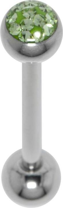 Produktbild Bijouteria Zungenpiercing (Kristall, Chirurgenstahl 316L, Epoxiharz)