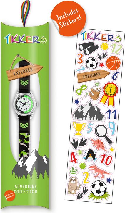 Image du produit Tikkers Enseignant Velcro Time (Montre analogique, 26 mm)
