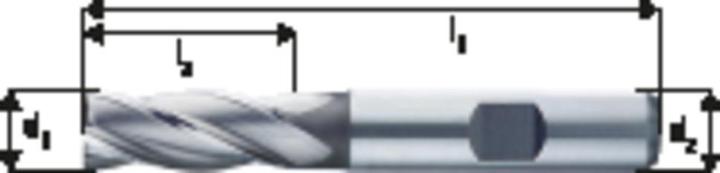 Produktbild Forum Professional Solutions Schaftfräser kurz, DIN 844-K, HSSE, 7,0 mm