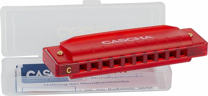 Produktbild Fun Blues Mundharmonika Red (incl. hard case and flyer) (Mundharmonika, Diatonisch, D-Dur)