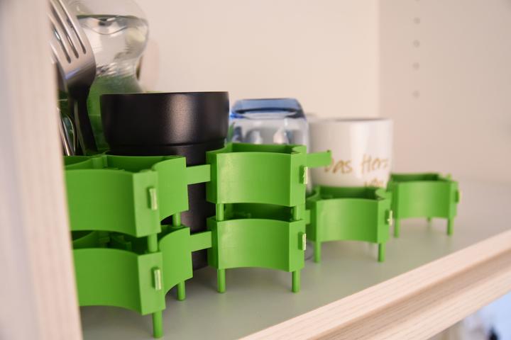 Immagine prodotto Froli Porta tutto, set di 16, verde