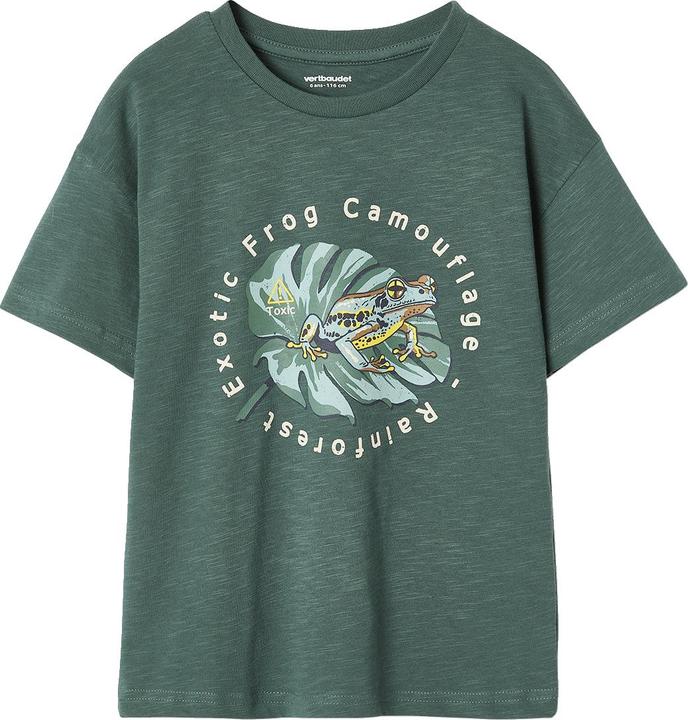 Vertbaudet Jungen T-Shirt mit Naturmotiv, Recycling-Baumwolle