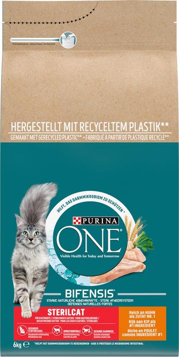 Produktbild Purina ONE Sterilcat Huhn (Adult, 1 Stk., 6000 g)