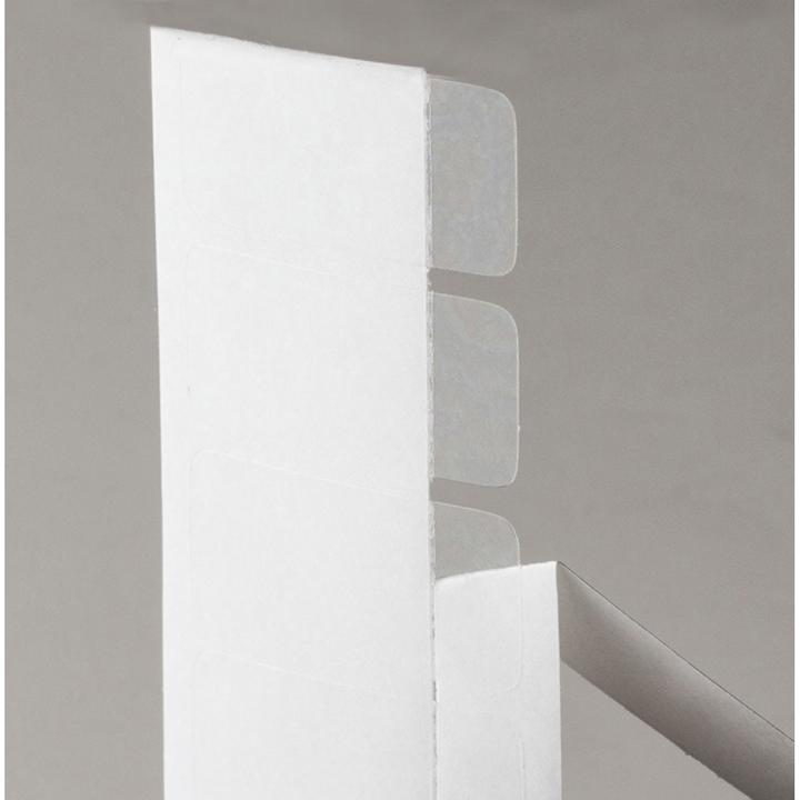 Actual product image Brady LAM-6-103, Die-cut labels for laminate overlay, polyester, transparent, 38.1x19.05mm, per