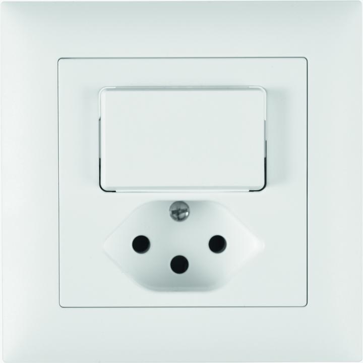 Actual product image Steffen UP combination switch SCH3/1p.//T13 ws