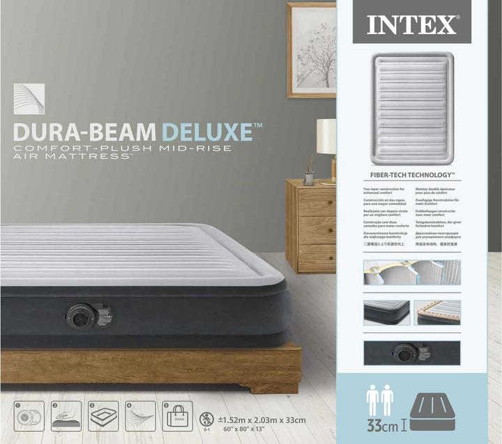 Actual product image Intex Dura Beam Deluxe Queen (150 x 200 cm)