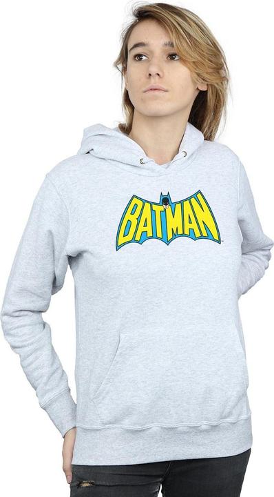 Actual product image Womens/Ladies Batman Retro Logo Hoodie (L)