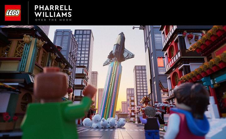 Actual product image LEGO Über dem Mond mit Pharrell Williams (10391, LEGO Icons, LEGO Rare Sets)