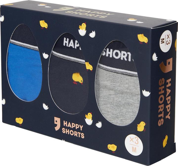 Immagine prodotto Happy shorts Motivi dei pantaloni retrò (L, confezione da 3)