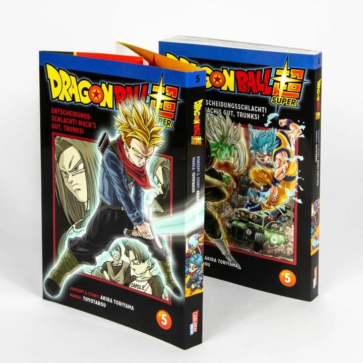Actual product image Dragon Ball Super Bände 1-5 im Sammelschuber mit Extra (German, Akira Toriyama (Original Story), 2019)