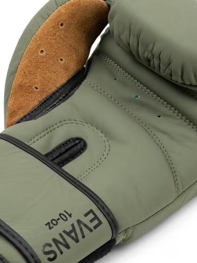 Actual product image Benlee Evans Boxing Gloves Kaki Leather (12 OZ)