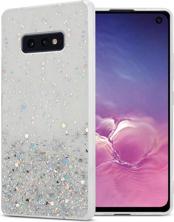 Transparent mit Glitter