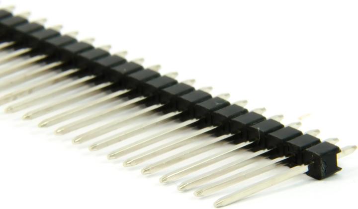 Purecrea Stiftleiste Male 1 X 40 Polig RM 2.54mm gerade lange Pin