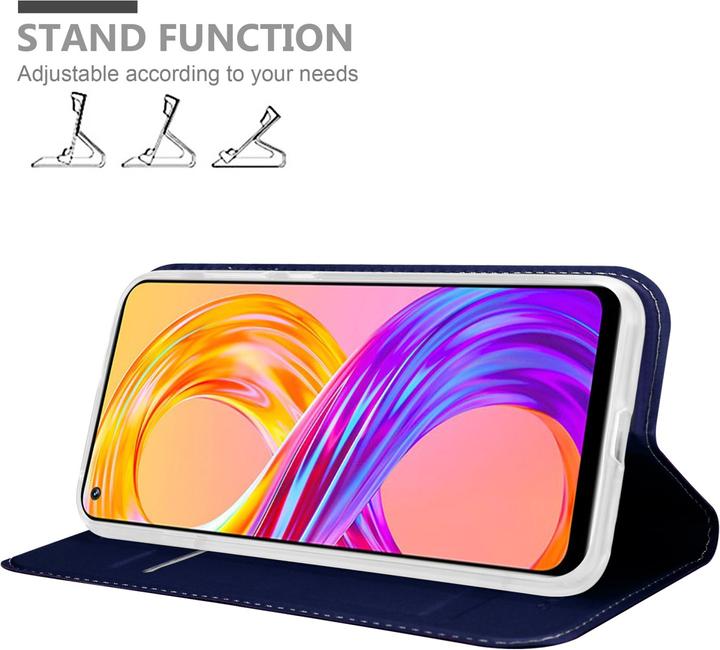 Actual product image Cadorabo Classy Book Case for Realme 8 4G / 8 PRO (Realme 8 Pro, realme 8)