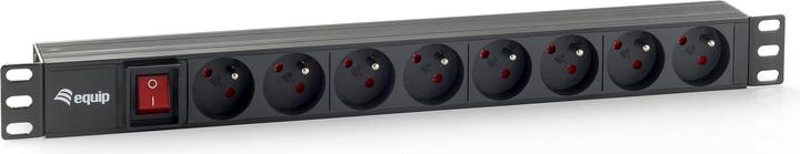 Image du produit equip Bâti de prises 1U8x CEE7/5 Français.