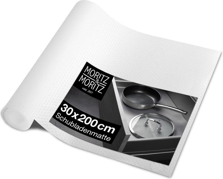 Image du produit Moritz & Moritz Tapis transparent pour tiroirs 30cm de large - Tapis antidérapant pour tiroirs 30x200 cm