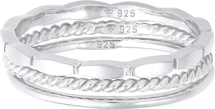 Produktbild Elli Geo, Ring Set, Twisted (52, 925 Silber)