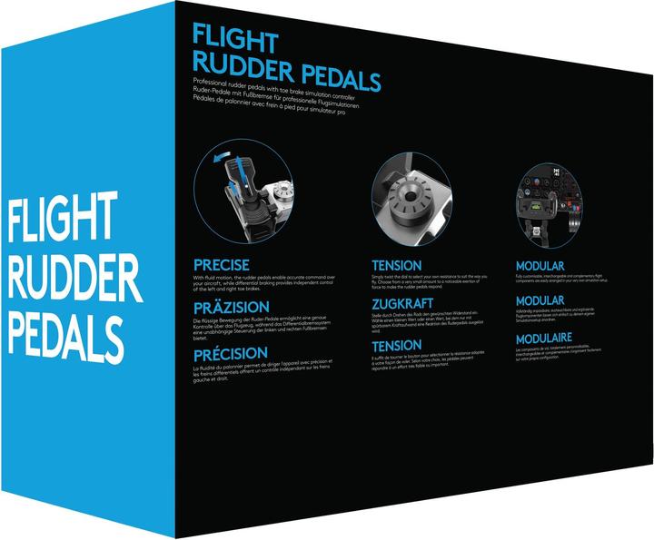 Actual product image Logitech G Saitek Pro Flight Rudder Pedals (PC)
