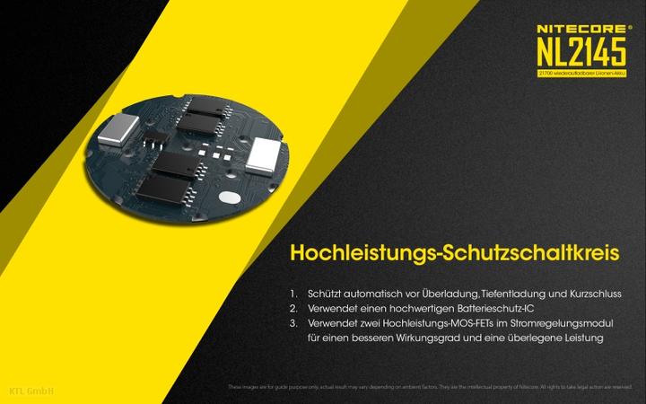 Image du produit Nitecore NL2145 (21700, 4500 mAh)