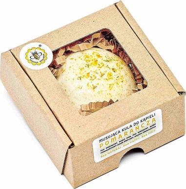 Immagine prodotto Miodowa Mydlarnia Palla da bagno frizzante arancione 80g