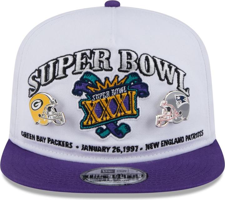 Produktbild New Era Golfer Cap - Super Bowl Xxxi Pin Packers Patriots (One Size)