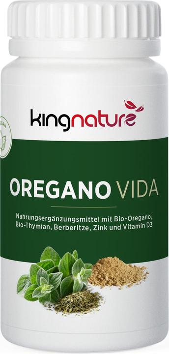 Produktbild Kingnature Oregano Vida Kapsel 614 mg (60 Stück, Kapseln, 75 g)