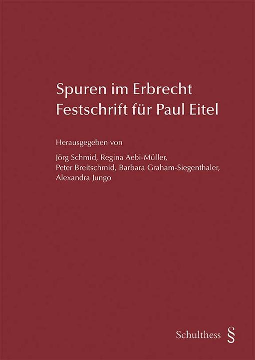 Immagine prodotto Spuren im Erbrecht (Tedesco, Alexandra Jungo, Peter Breitschmid, Jörg Schmid, Barbara Graham-Siegenthaler, Regina Aebi-Müller, 2022)