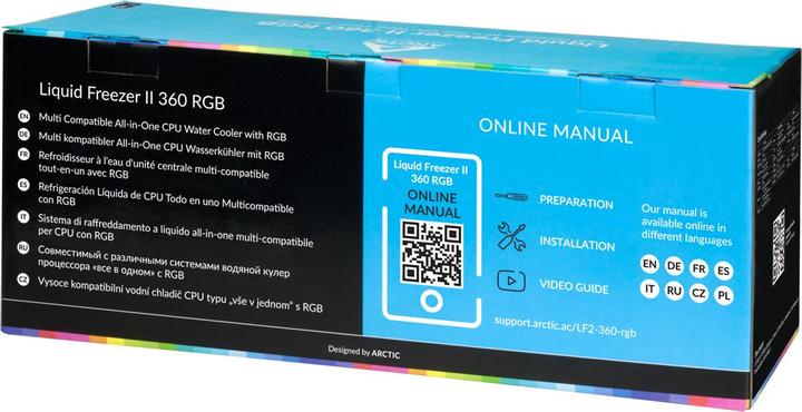 Produktbild Arctic Liquid Freezer II - 360 RGB Black with Controller