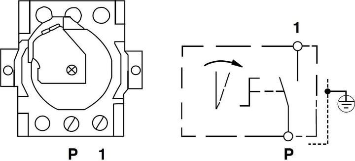 Actual product image Geba Switching insert J-1T/1 600.1101.00