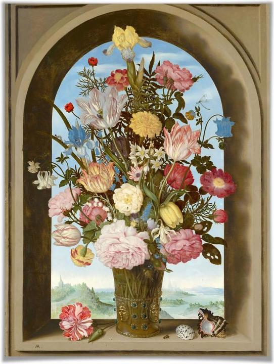 Actual product image Trenddeko Flower vase in a window niche (24 x 30 cm)