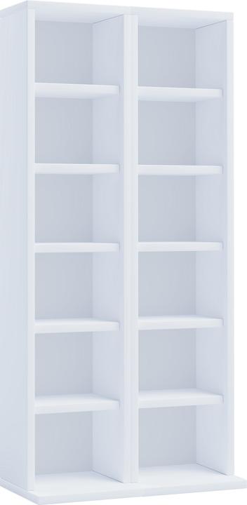 Image du produit VCM Bois CD DVD Stand Étagère Milano (42 x 20 x 92 cm)