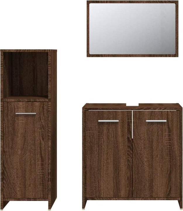 Produktbild VidaXL 3-tlg. Badmöbel-Set