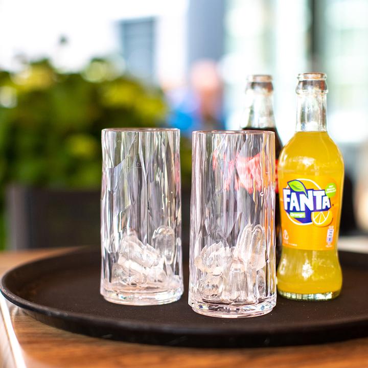 Immagine prodotto Koziol Tazza da cocktail Superglas Club No. 8, 300 ml, 2 pezzi (0.30 l, 2 x)