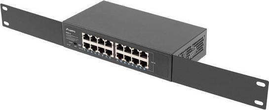 Produktbild Lanberg RSGE-16 Netzwerk-Switch Unmanaged Gigabit Ethernet (10/100/1000) 1U (16 Ports)