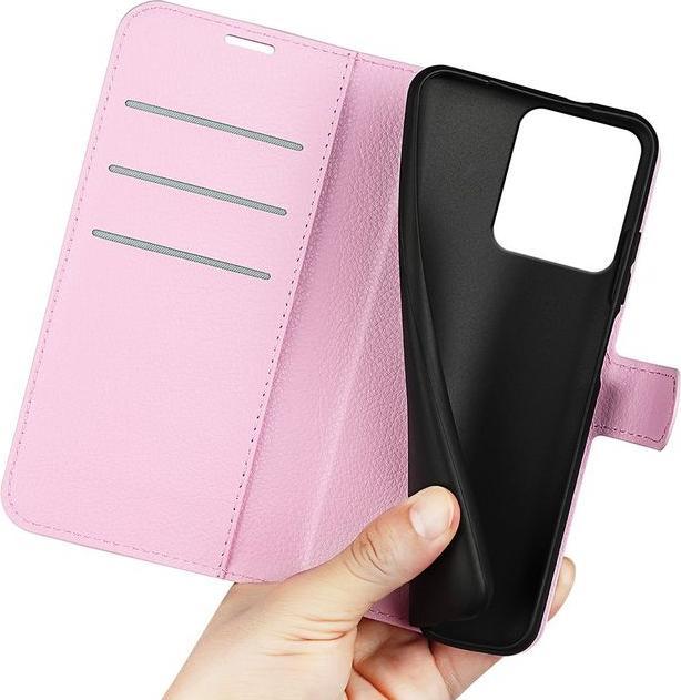 Produktbild MU Classic Litchi Leder Bookcover Series (Xiaomi Redmi 13C 5G, Xiaomi Redmi Note 13 4G)