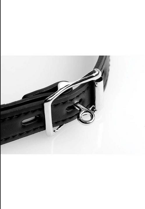 Image du produit XR Brands Metalen Mondspreider Met Kunstleren Band