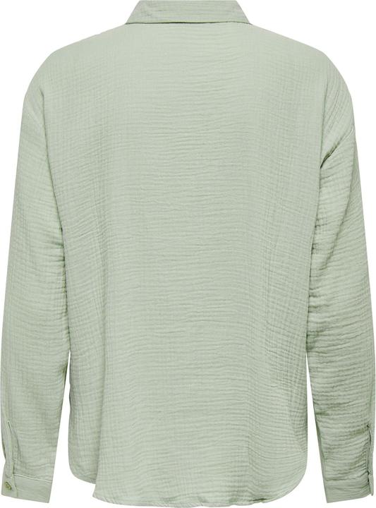 Image du produit JdY Coupe normale Col chemise Poignets avec bouton Coupe volumineuse des manches Chemise (M)