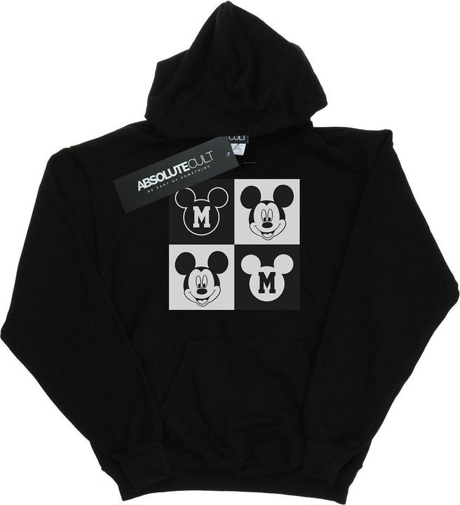 Disney Mickey Mouse Smiling Squares Kapuzenpullover (S)