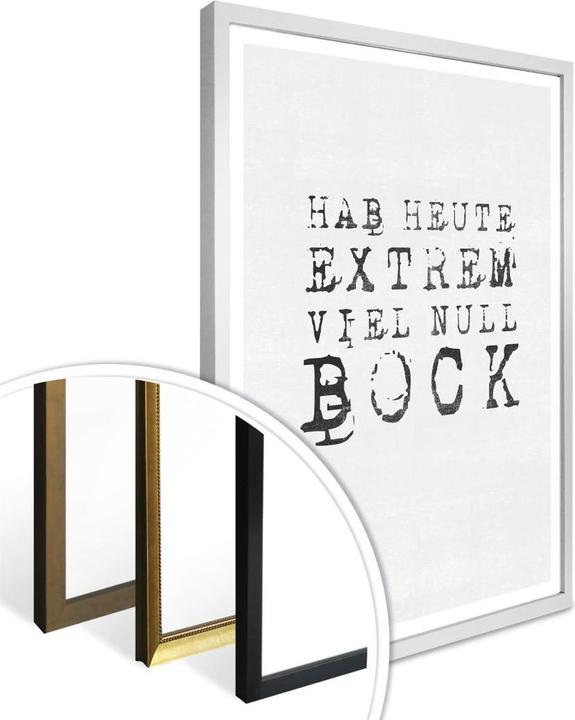 Image du produit Trenddeko Je suis de très mauvaise humeur aujourd'hui. (24 x 30 cm)