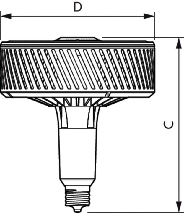 Produktbild Philips Professional True Force (E40, 140 W, 20000 lm, 1 x, D)