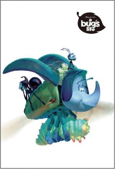 Immagine prodotto Disney Cartolina Pixar A Bug's Life/Cartolina bianca dei personaggi