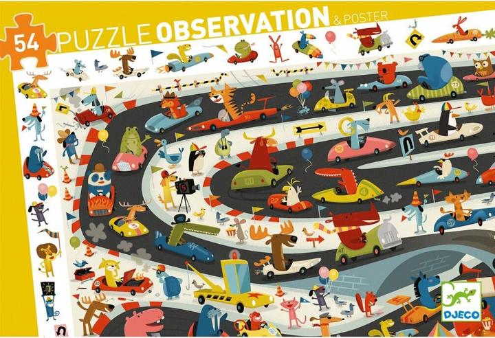 Immagine prodotto Djeco Puzzle Rally 54 pezzi (54 pezzi)