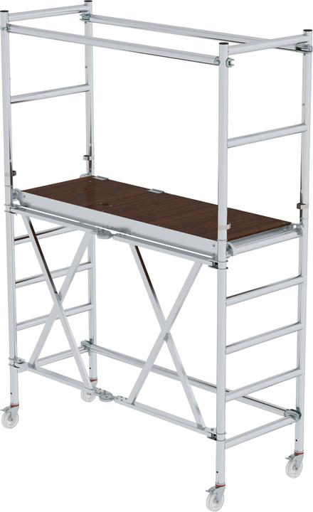 Produktbild Munk Klappgerüst mit Ausbaueinheit Plattformhöhe 1,54 m (Klapptritt, 180 cm)