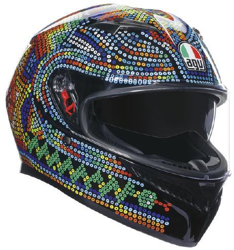 Actual product image AGV K3 ROSSI WINTER TEST 2018 Integralhelm schwarz XXL (XXL)