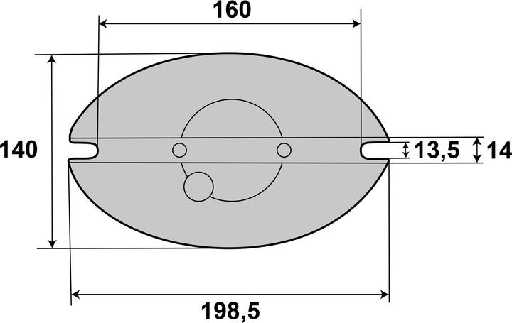 Image du produit Paulimot 2-Achsen Maschinenschraubstock 75 mm Backenbreite 360° drehbar (75 mm)